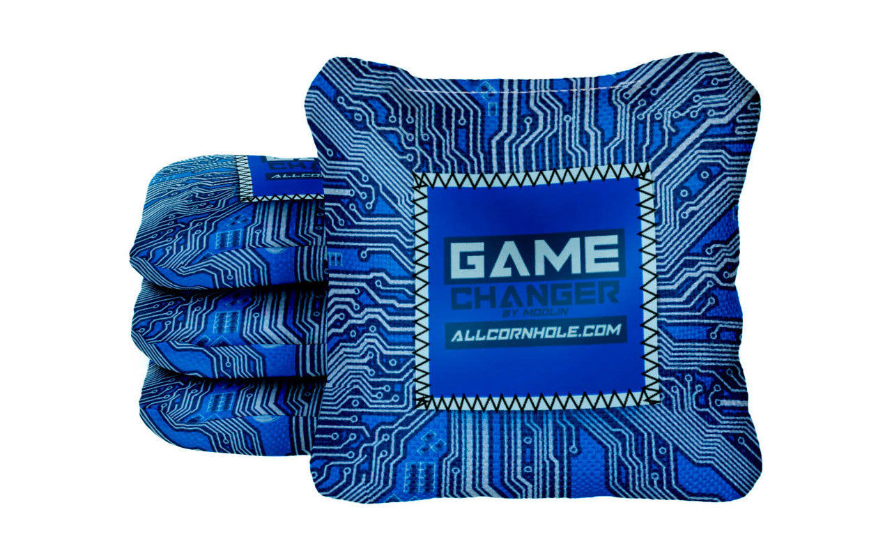 AllCornhole GameChanger 2023 - 1x4 Cornhole Bags Cornhole Bags AllCornhole Blauw