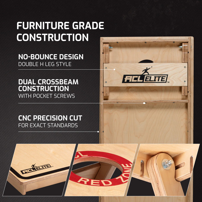 Official American Cornhole League (ACL) ELITE 18MM Cornhole Set Cornhole sets Wicked Wood Games