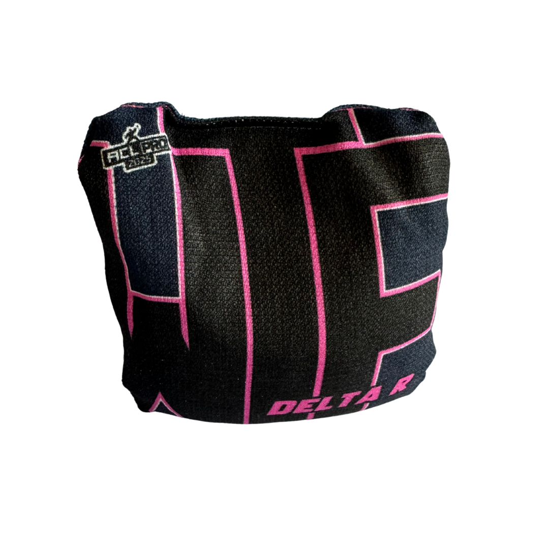 WTF - Delta - ACL Pro Bags - 2025 Cornhole Bags Wicked Wood Games R-Black-Purple