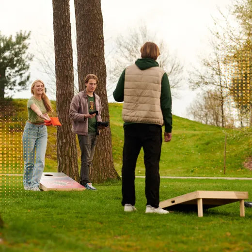 Cornhole Set - 90x60 - Red Cornhole sets Wicked Wood Games