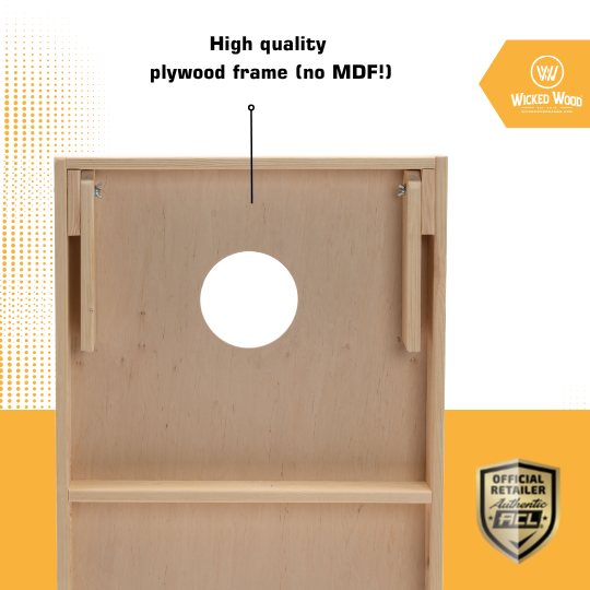 FOOTHILLS - Cornhole Set - 2 board / 2x4 zakjes Cornhole sets Wicked Wood Games
