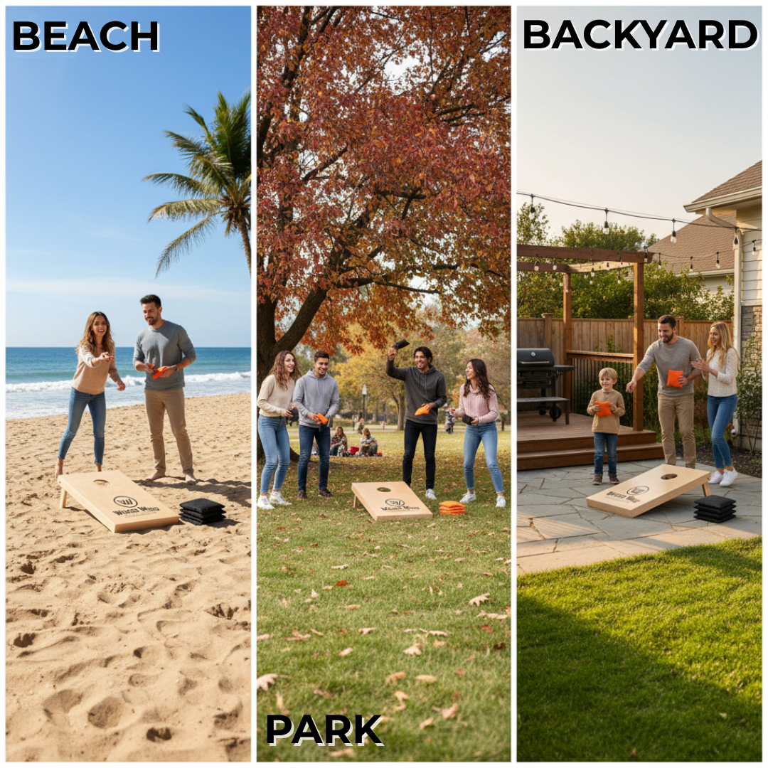 Ensemble Cornhole - 90×60 - Design Wicked Wood