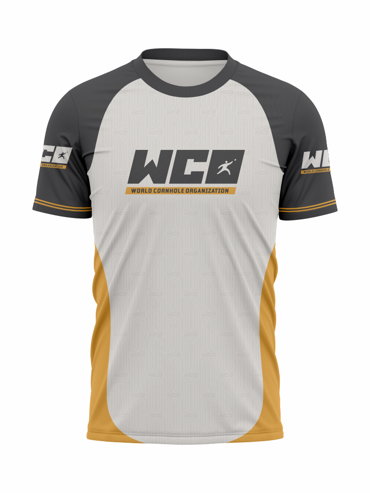 Maillot officiel WCO (World Cornhole Organization) 2026 – Poreč